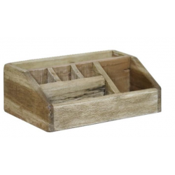 Μολυβοθήκη γραφείου Nextdeco Tribeca από ξύλο mahoni 27x17x10εκ. Μολυβοθήκη γραφείου Nextdeco Tribeca από ξύλο mahoni 27x17x10εκ.